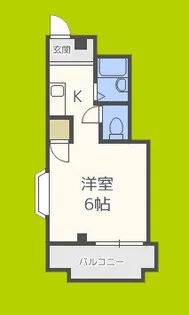 サンライフ【4階】の間取り