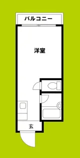 シティアーク天王寺【4階】の間取り