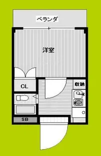 コーポいこい【2階】の間取り
