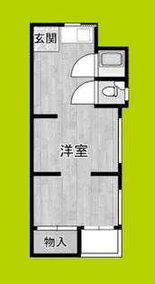 ナチュラル遠里小野【3階】の間取り
