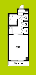 東中島マンション【5階】の間取り