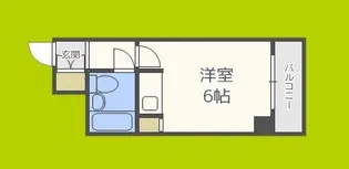 グラシア松屋町【3階】の間取り