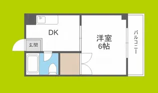 リアライズ湯里【1階】の間取り