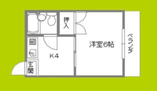 東洋プラザ都島中通【4階】の間取り