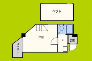 ヴィラ上町【3階】の間取り