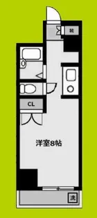 アビタシオン九条【2階】の間取り