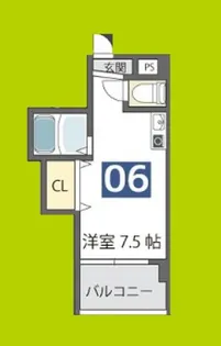 ダゼアマンション【8階】の間取り