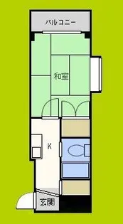 プレアール豊里II【1階】の間取り