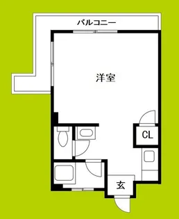 ハイツ松原【3階】の間取り