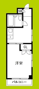 ホワイトビル【3階】の間取り