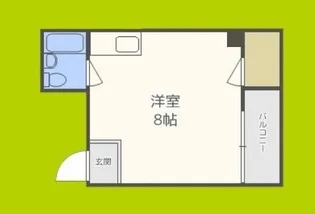 1Rの間取り画像