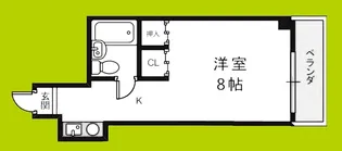 ユニオンハイツ【3階】の間取り
