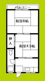 グロー玉出【2階】の間取り