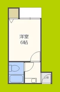 グランビルド新北野II【5階】の間取り