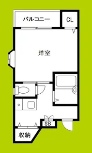 ボナールつるみ【2階】の間取り