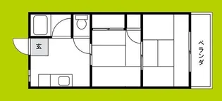 住吉清川マンション【1階】の間取り