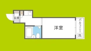 アップル天王寺【3階】の間取り