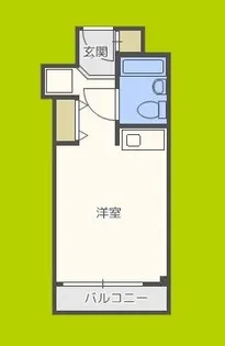 アメニティ塚本公園【6階】の間取り