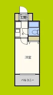 エスリード北梅田第2【8階】の間取り