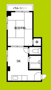 ハイツ花岡【2階】の間取り