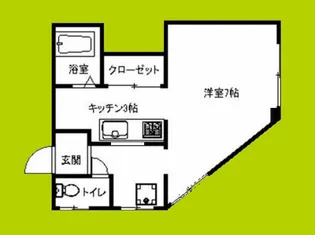 エスタバウ南堀江A棟【3階】の間取り