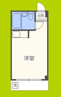 メビウス長居レジデンス【3階】の間取り