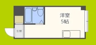 メビウス阿倍野レジデンス【5階】の間取り