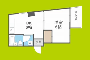 メゾンユタカファイブ【2階】の間取り