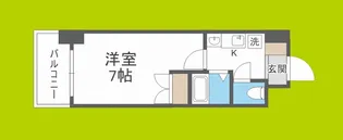 ラナップスクエア天満プライム【12階】の間取り