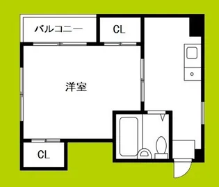アヴァンツァーレ上新庄【4階】の間取り