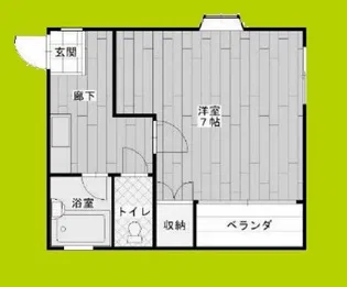 第2クリスタルハイツ【2階】の間取り