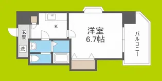 LUXEドーム前I【2階】の間取り