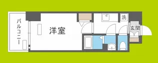 プレサンスOSAKA DOMECITY クロスティ【12階】の間取り