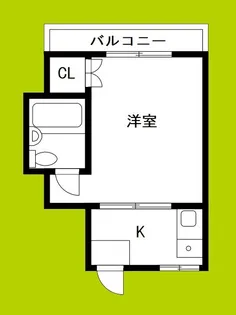 かねまつ東三国マンション【3階】の間取り