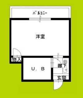 エイチ・ツー・オー第六ビル【4階】の間取り