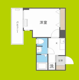 ラナップスクエア四天王寺【4階】の間取り