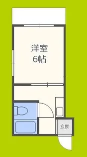 ラパンジール阿波座II【4階】の間取り