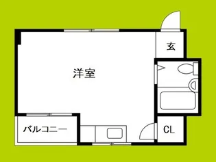 宝マンション【2階】の間取り