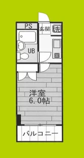 シェトワ弁天町【5階】の間取り