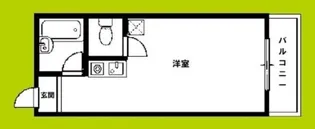 レジデンス堀江【2階】の間取り