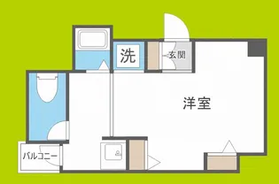 メビウスコノハナレジデンス【4階】の間取り