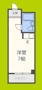 新深江橋ハイツ【5階】の間取り