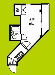 1Rの間取り画像