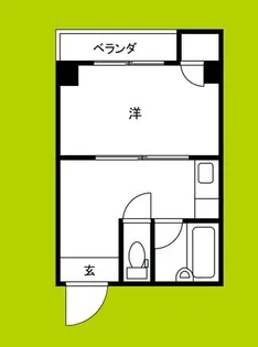 川口ハイツ【4階】の間取り