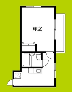 ムックヒカリマンションPART-V【4階】の間取り
