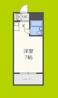 新大阪ハイグレートコーポ【4階】の間取り