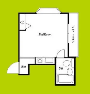 チュリスアベノ【2階】の間取り