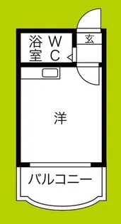 サザンドミトリーI【4階】の間取り