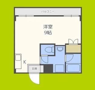 レガーレ長居公園【3階】の間取り