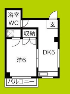 メゾン桜井【4階】の間取り